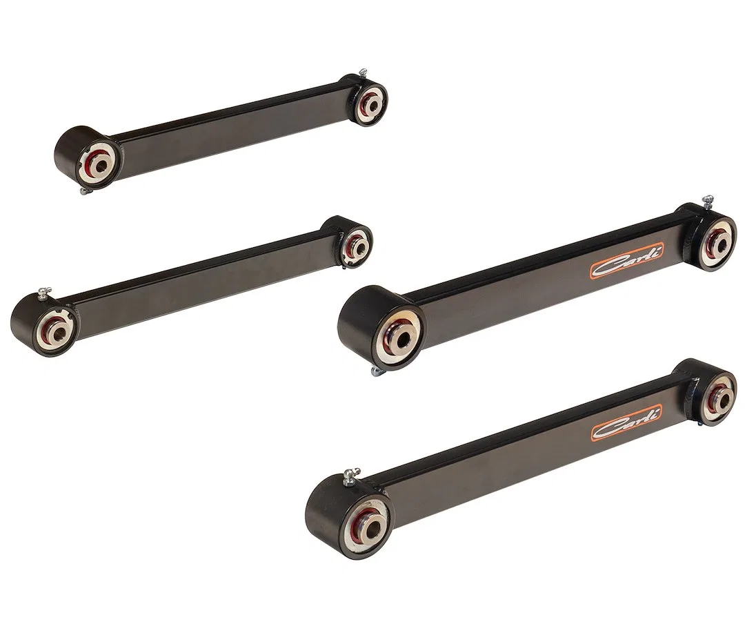 CS-CA-MS-03 – CARLI SUSPEN Control Arm, Boxed Non-Adjustable Black Steel With Spherical Bushings/ Grease Fittings Set...
